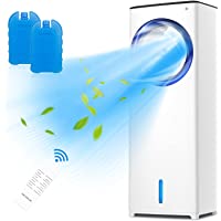 Climatizador Evaporativo Portátil- Enfriador de Aire- Humidificador- Ventilador 3 en 1- Diseño sin Hojas- 3 Modos y…